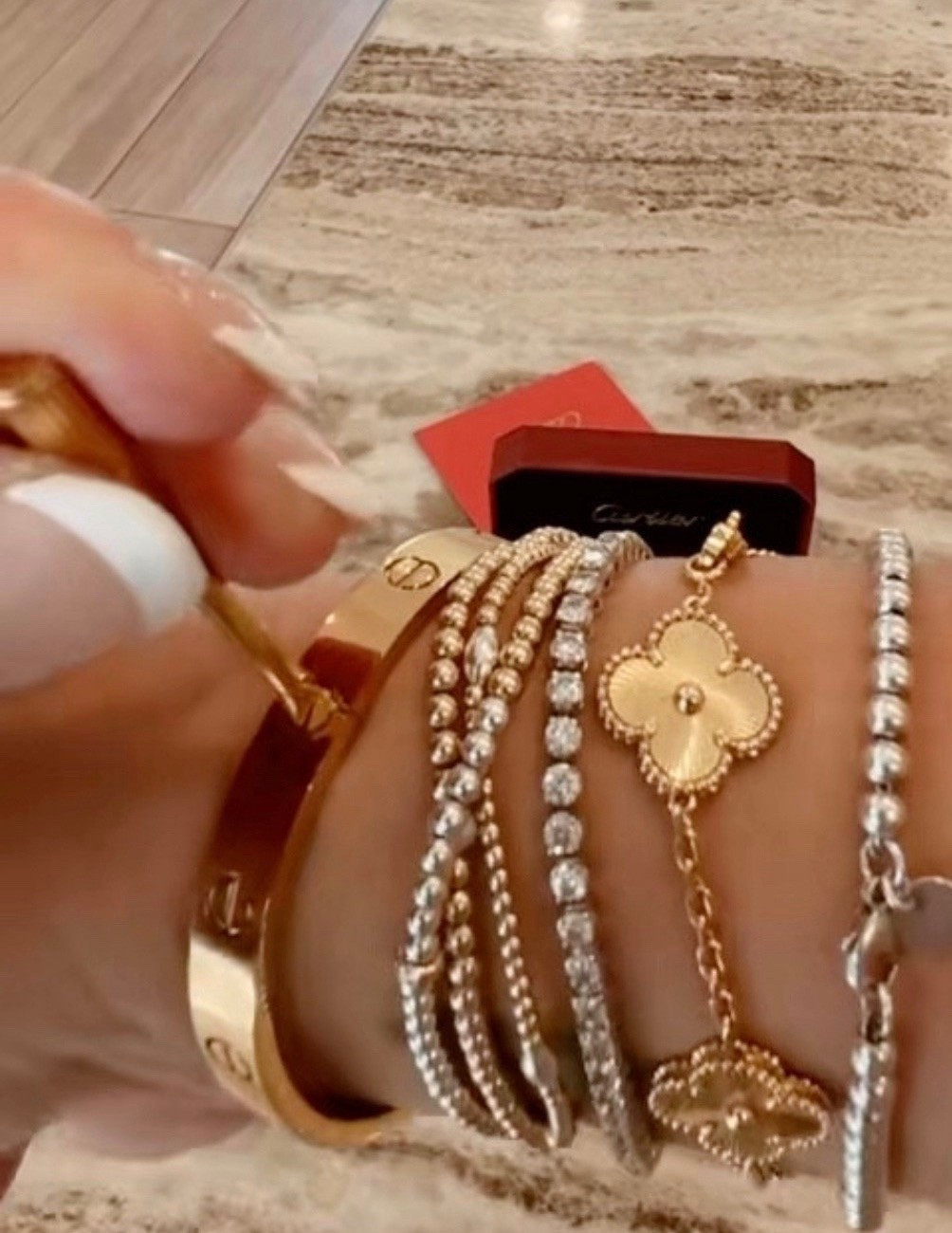 Cartier look for less
Gift ideas 
Valentine’s Day gift ideas
Bangle 

#LTKValentine #LTKootd