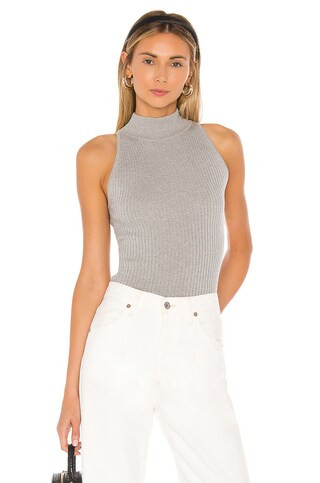 Autumn Cashmere Rib Mock Halter in Sweatshirt from Revolve.com | Revolve Clothing (Global)