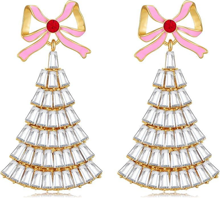LILIE&WHITE Christmas Earrings for Women With Dangle Earring Christmas Holiday Season Jewelry Gif... | Amazon (US)