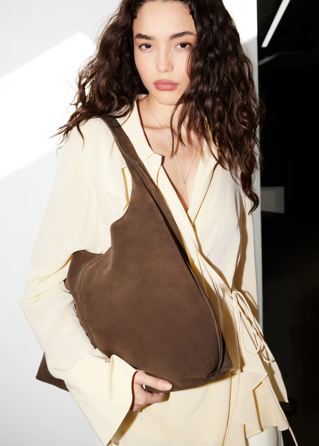 Large Suede Tote Bag | & Other Stories - US