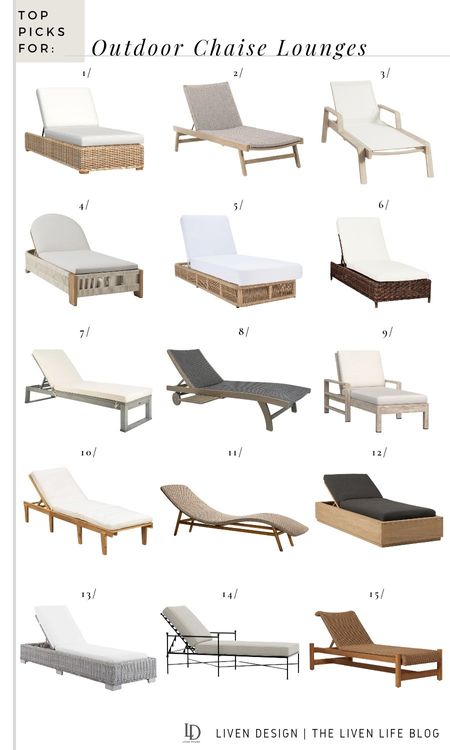 Outdoor chaise lounge. Patio furniture. Patio lounge chair. Wicker chaise lounge. Patio chaise with cushion. Wood patio chaise. Metal chaise. Pool furniture. Woven chaise. 

#LTKSeasonal #LTKhome #LTKsalealert