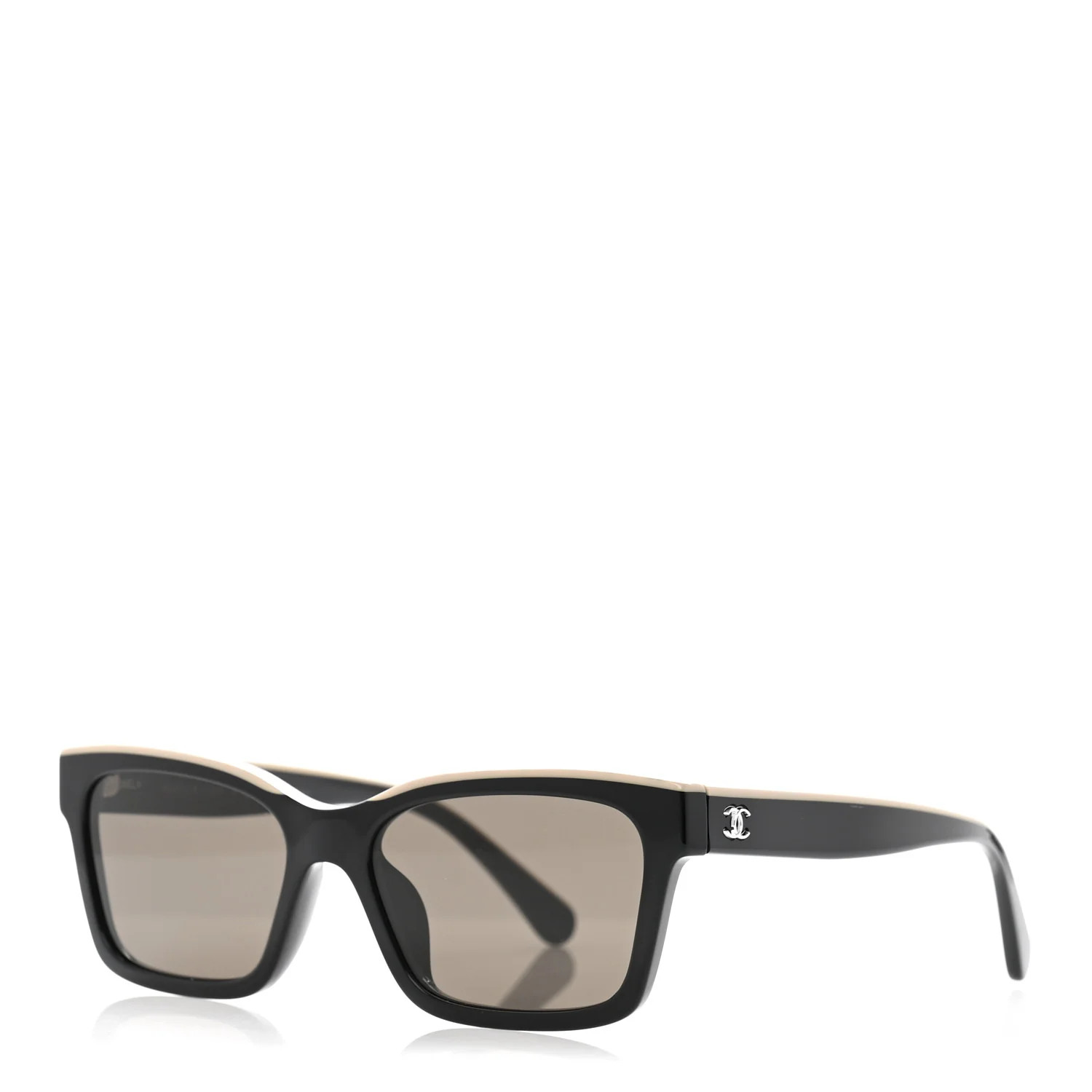 Chanel Acetate Polarized Square Sunglasses 5417-A Black 1730256 | FASHIONPHILE (US)