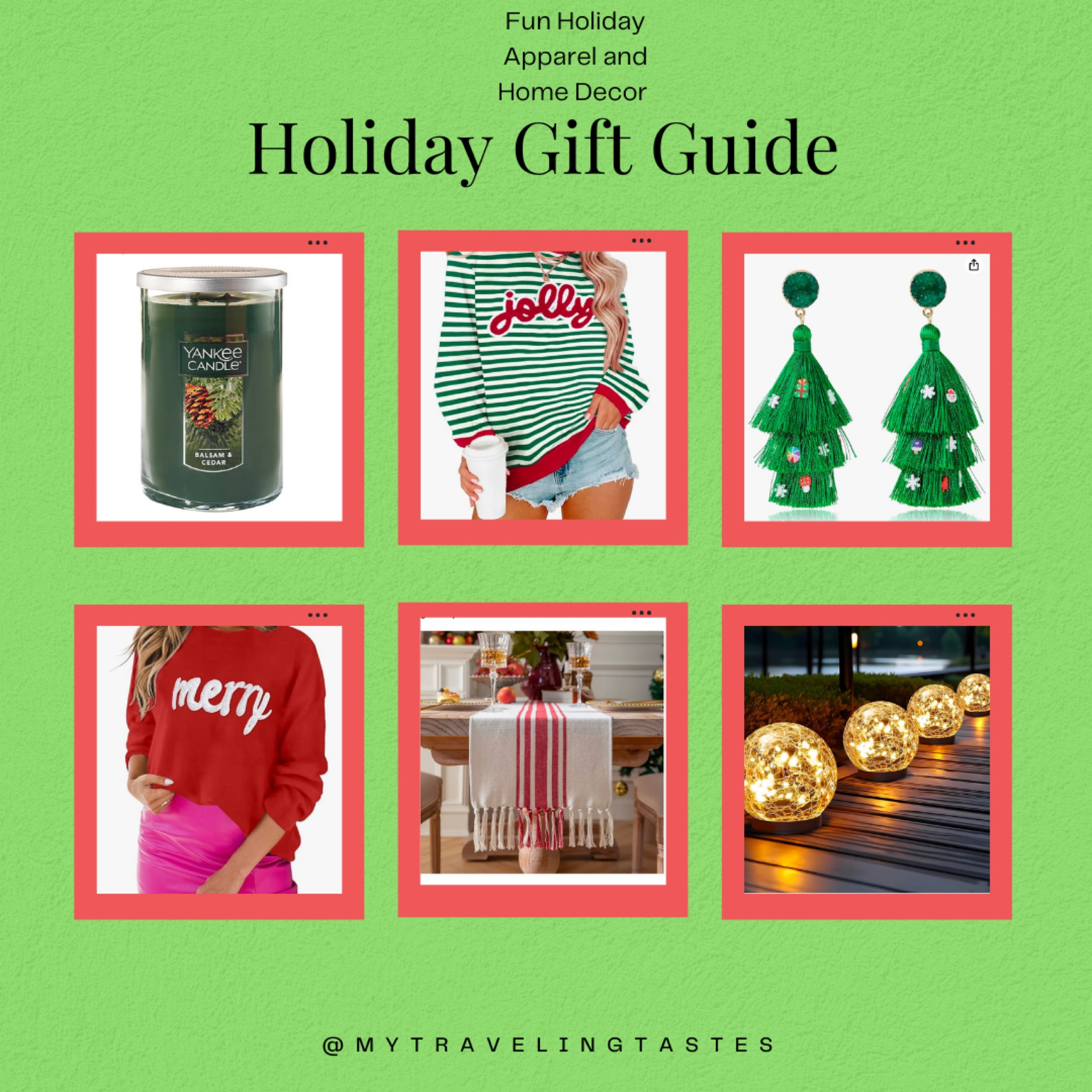 Add some holiday fun to your gift giving, wardrobe, home decor and gatherings with these affordable items from
Amazon 

#LTKParties #LTKHoliday #LTKGiftGuide