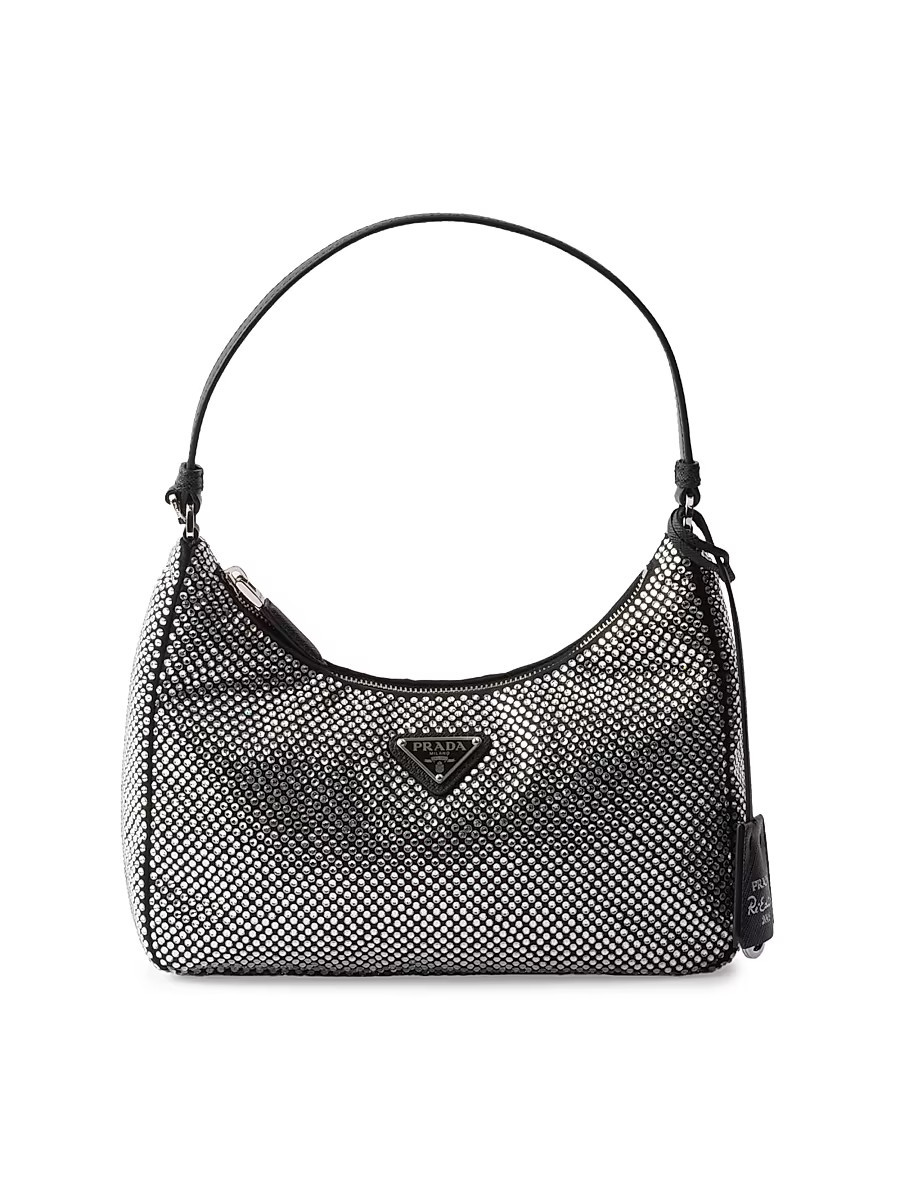 Women's Re-Edition 2005 Crystal-Studded Satin Mini-Bag - Assorted | Saks Fifth Avenue