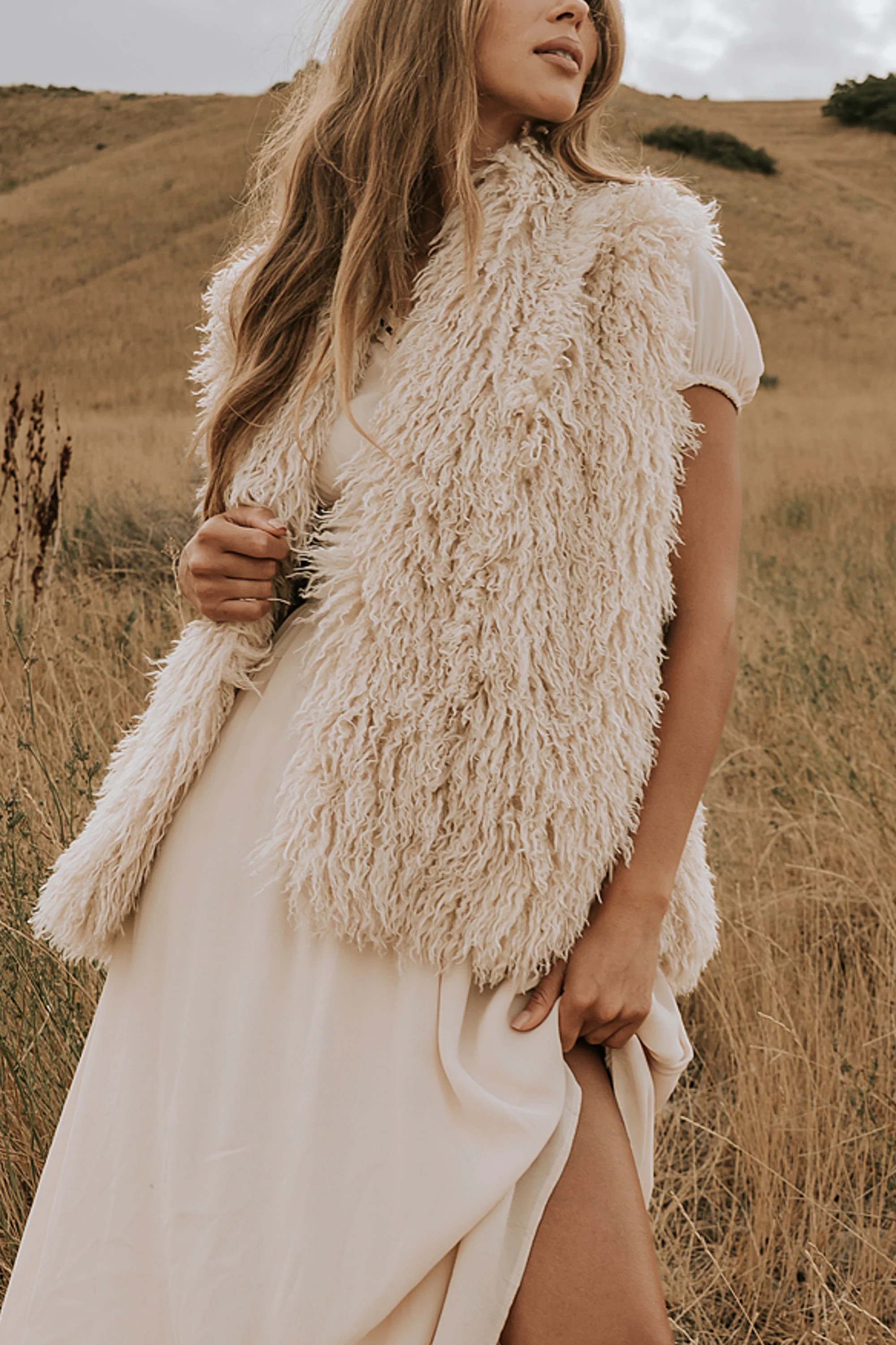 Kassie Faux Fur Vest | Böhme US