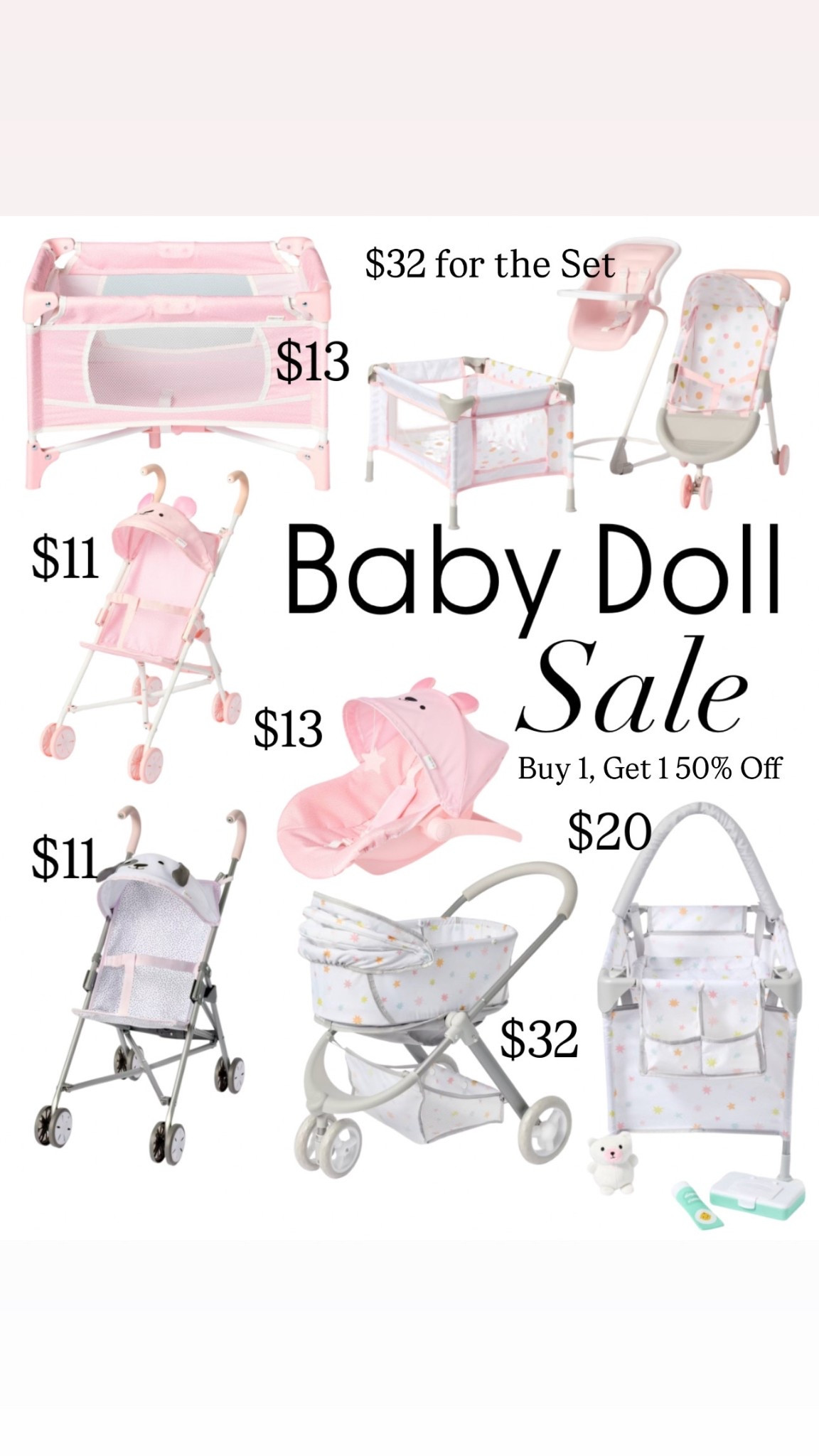 Baby Doll Sale - Buy 1, Get 1 for 50% Off

#LTKCyberWeek #LTKGiftGuide #LTKHoliday