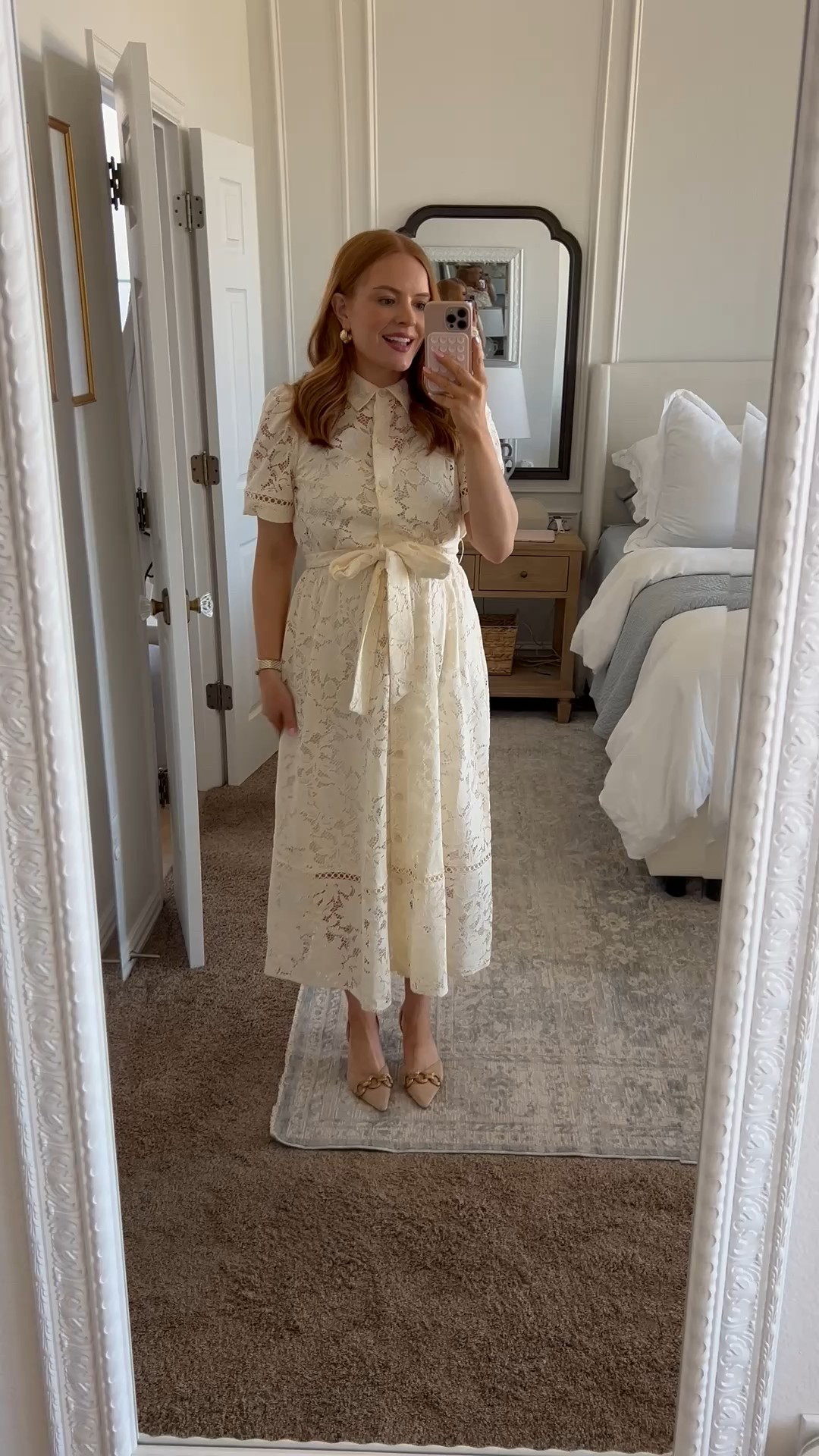 The lace overlay on this dress is absolutely stunning. 😍 It’s truly a perfect spring dress for any occasion! 

#LTKWatchNow #LTKStyleTip #LTKBump