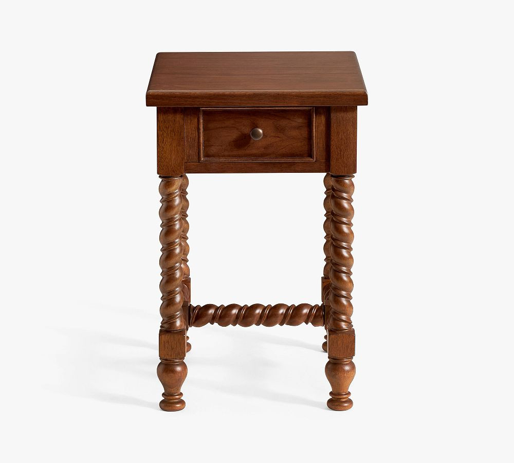 Barley Rectangular Side Table (16") | Pottery Barn (US)