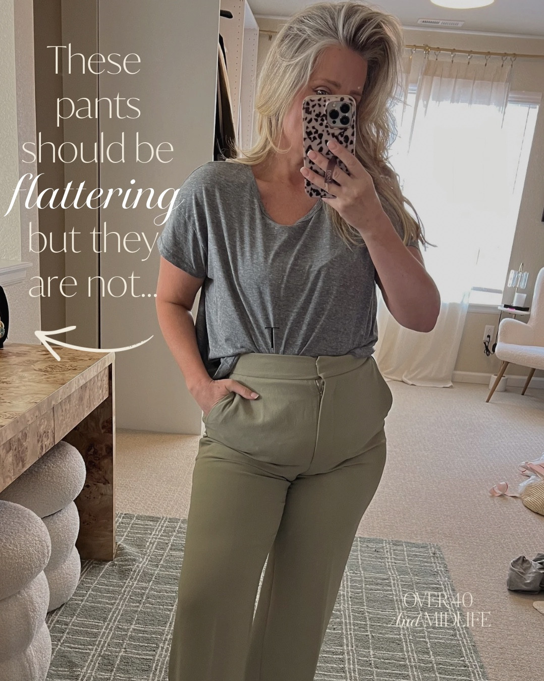  ✨Tap the bell, save and ❤️ for over 40 fashion, midlife style, midsize fashion and luxury looks for less. 

I used to think my outfits stopped working…

Same pieces. Same effort.
But somehow everything felt off.

The pants that should’ve been flattering… weren’t.
The dresses that looked easy… made me feel bigger.

And I couldn’t figure out why.

It wasn’t my body.
It was the way everything was sitting on it.

No structure.
No balance.
Nothing creating shape.

Once I started making small changes… everything shifted.

Adding a little lift.
Letting fabric skim instead of cling.
Balancing the proportions.

That’s it.

This is Outfit Physics.
And once you see it… you can’t unsee it.

Save this so your outfits actually work 🤍
Comment STYLE and I’ll send you my go-to pieces

👑 Helping you look good, feel good
– Lindsey Denver

Spring looks, Midlife style for real women who want to feel confident again. Over 40 fashion and over 50 style that works with changing bodies, perimenopause shifts, and real life. Think midsize fashion, Gen X style and up, body confidence, and mom outfits that feel polished, comfortable, and elevated...because style over 45 and over 50 should feel effortless, not stressful. 


#LTKPlusSize #LTKOver40 #LTKMidsize