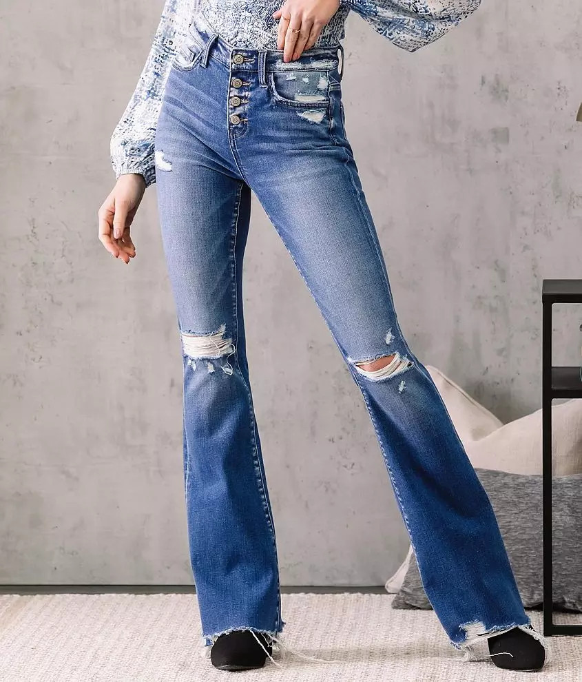 High Rise Flare Stretch Jean | Buckle