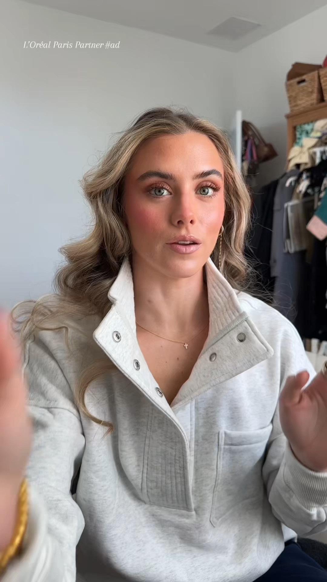 #LOrealParisPartner #Ad If this isn't a transfer test then I don't know what is 😏@lorealparis Setting Mist now comes in a XL size at 3.9 oz! I am pumped for this 👏 This is the setting spray I swear by because it has a wear time of up to 36 hours. This is my final step of my makeup routine to make sure the makeup doesn’t move. Now we have one for the vanity and one for the travel makeup bag too. What makes this setting spray so great is that it is sweat resistant, smudge resistant, phone resistant, and waterproof. Could you ask for anything more? @Target @targetstyle @lorealparis @shop.ltk #liketkit

#TargetPartner #LOrealParis #LOrealParisCosmetics #Target #LOrealParisMakeup #settingspray #settingspraytest #waterproofmakeup #waterproofsettingspray #makeup #lorealsettingspray #lorealinfalliblesettingspray L'Oreal Paris Infallible 3-Second Setting Spray Mist, Microfine Mist for up to 36HR Wear, Clear


#LTKBeauty #LTKFindsUnder50 #LTKgrwm