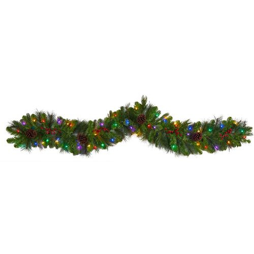 Pine Garland 72" Green, Faux | One Kings Lane