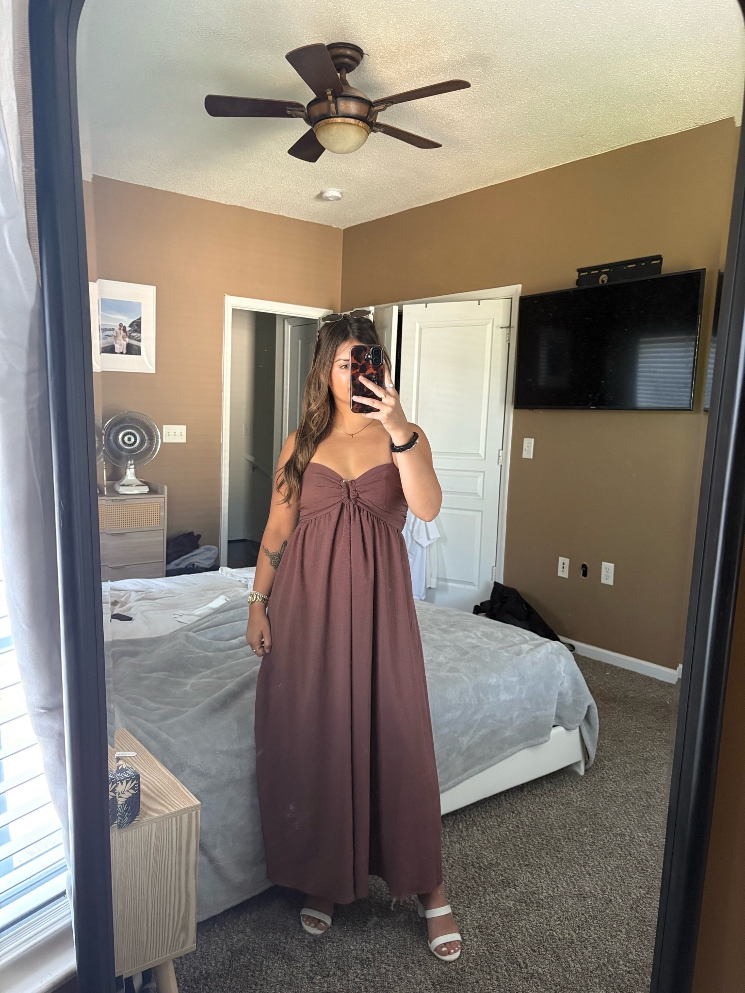 spring girls night outfit 🤎