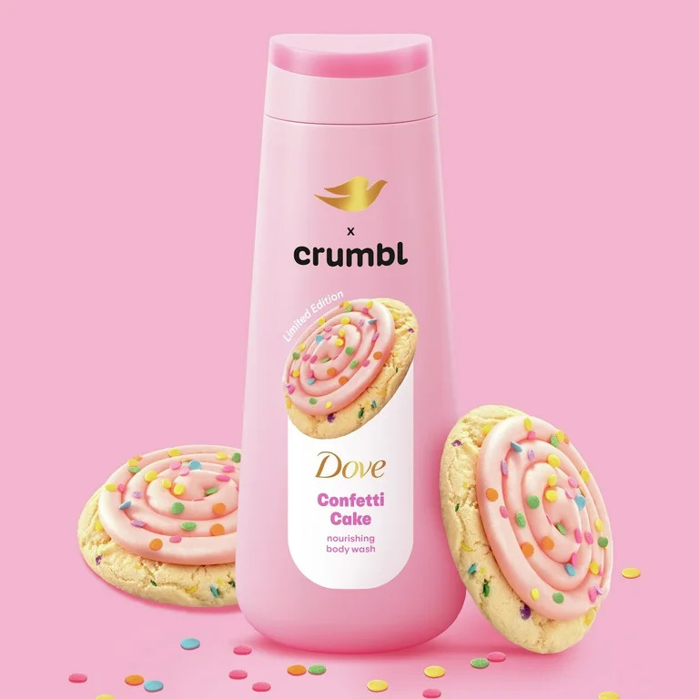Dove Crumbl Moisturizing Liquid Body Wash Confetti Cake, 20 oz | Walmart (US)
