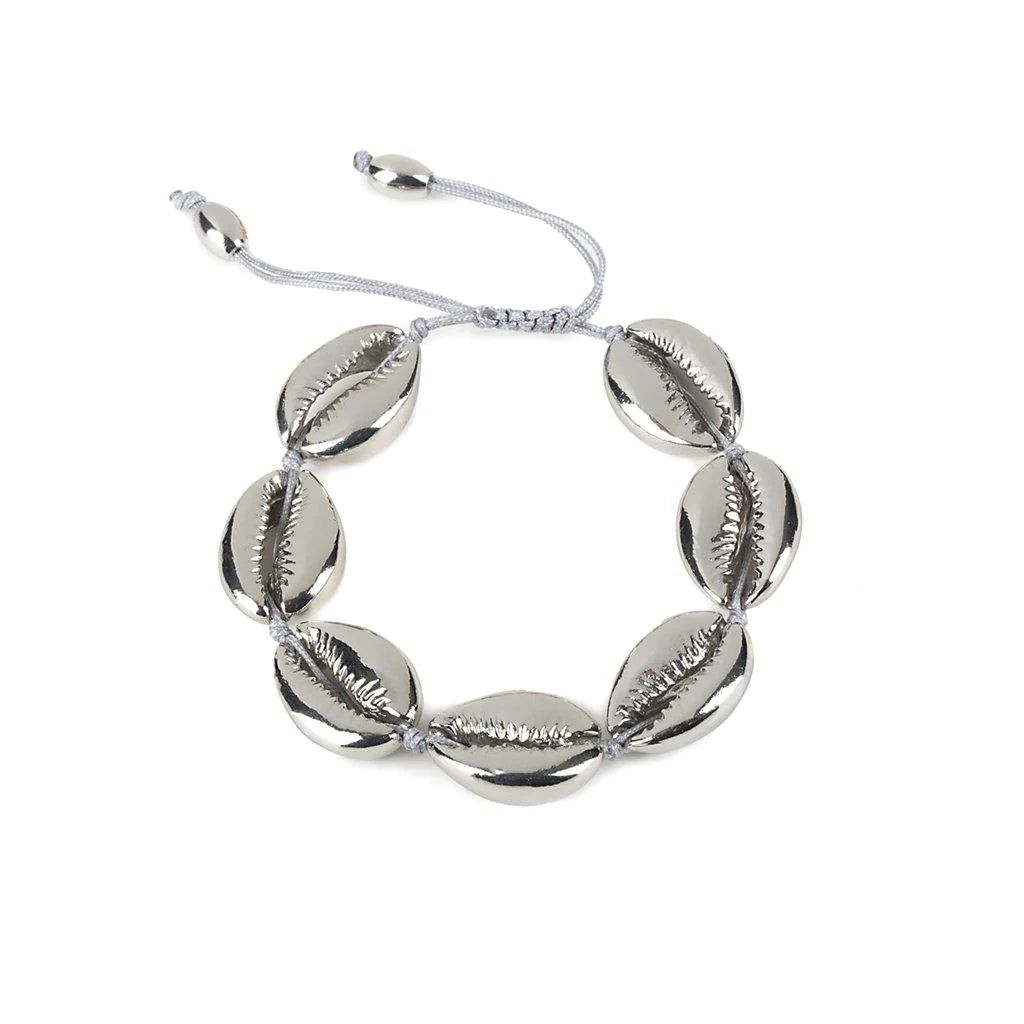 Concha Puka Bracelet - Silver | Monarch Market