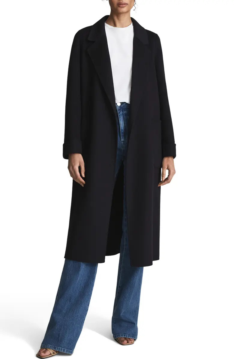 Elise Wool Blend Longline Coat | Nordstrom