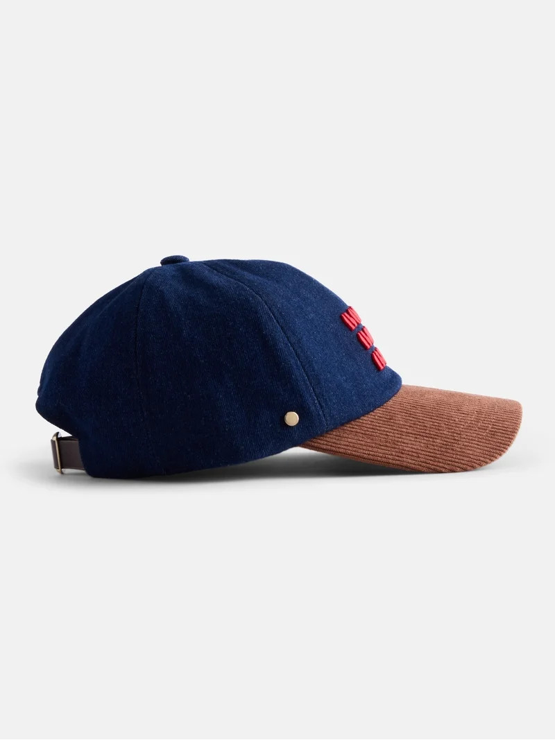 Free Assembly Women's Books Baseball Cap, Navy Denim | Walmart (US)