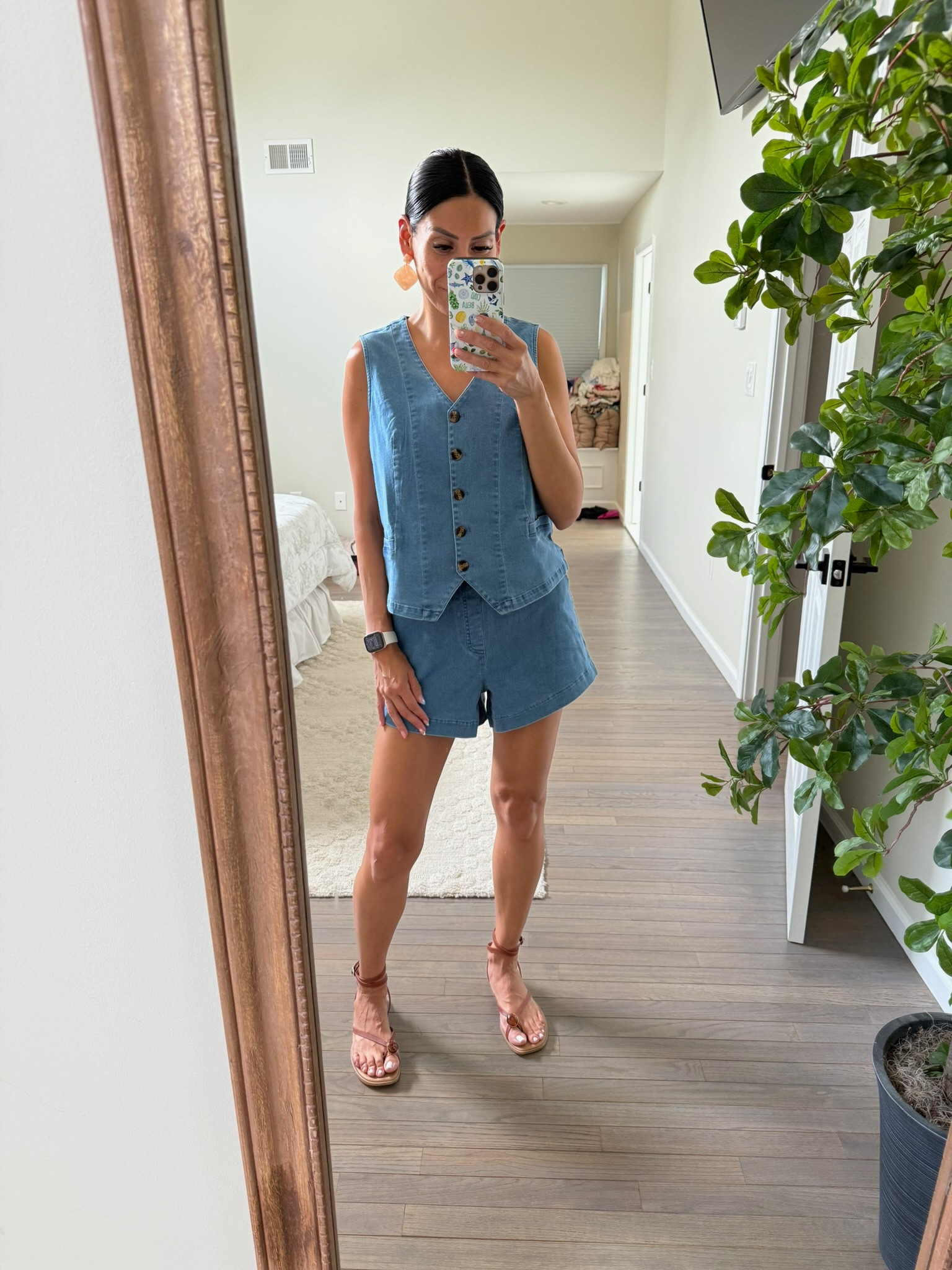 This adorable set is from Amazon! The easiest outfit for Spring & Summer💙



Denim set, matching set, spring outfits 2026, jean shorts, inspiration, country concert outfits, carla.bushey 

 #LTKootd #LTKSeasonal