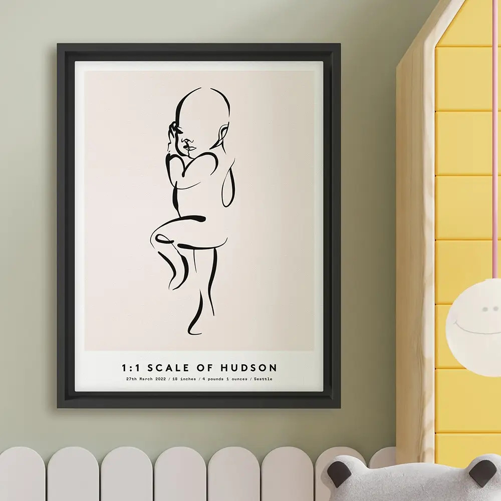 Miniature Miracles - Baby's True Birth Size on Canvas | Lime & Lou (US)