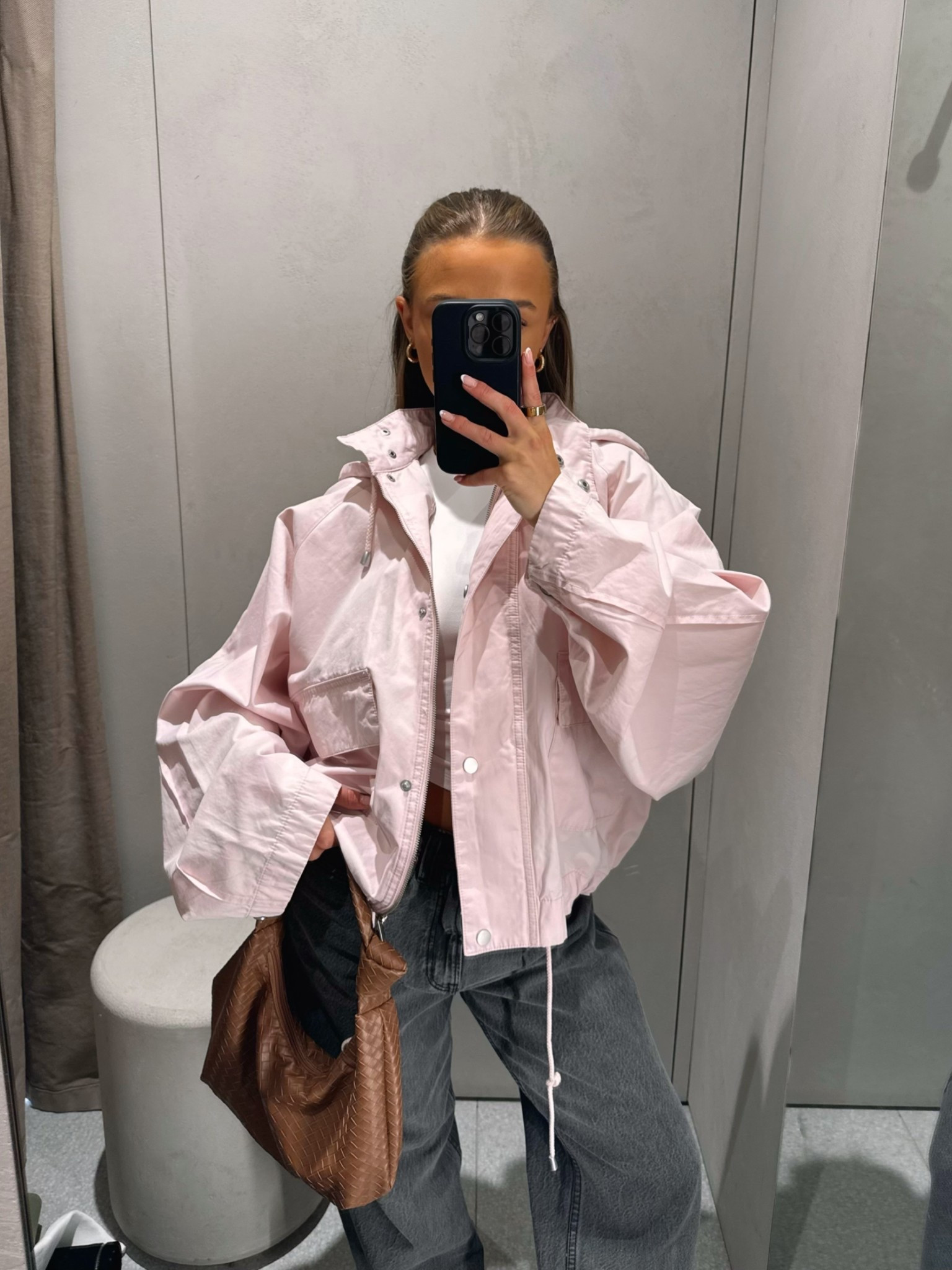 new in zara try on haul🌺✨

Pinterest style outfit inspo ideas summer spring TikTok casual easy basic neutral ootd wishlist faves petite baby pale pink jacket oversized rain coat hooded zip up 

#LTKuk #LTKstyletip #LTKspring