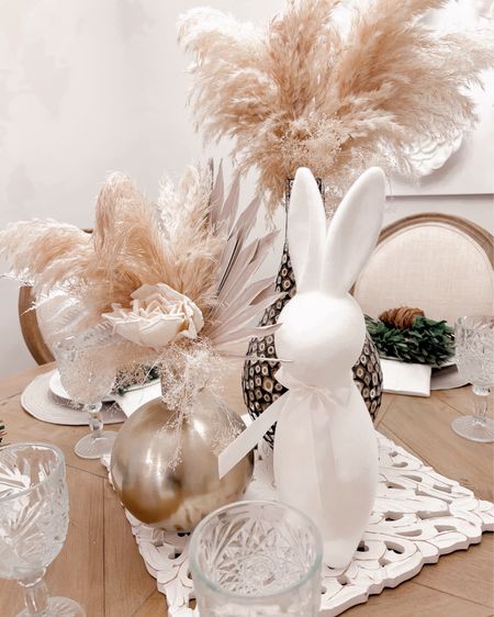 Easter Decor. Neutral Style. #easter #decor #interior #style 

#LTKSeasonal #LTKhome