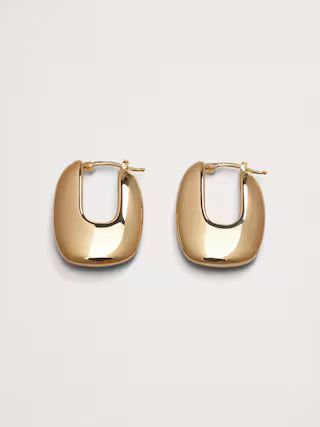 Ravena U-Profile Earrings Aureus + Argent | Banana Republic (US)