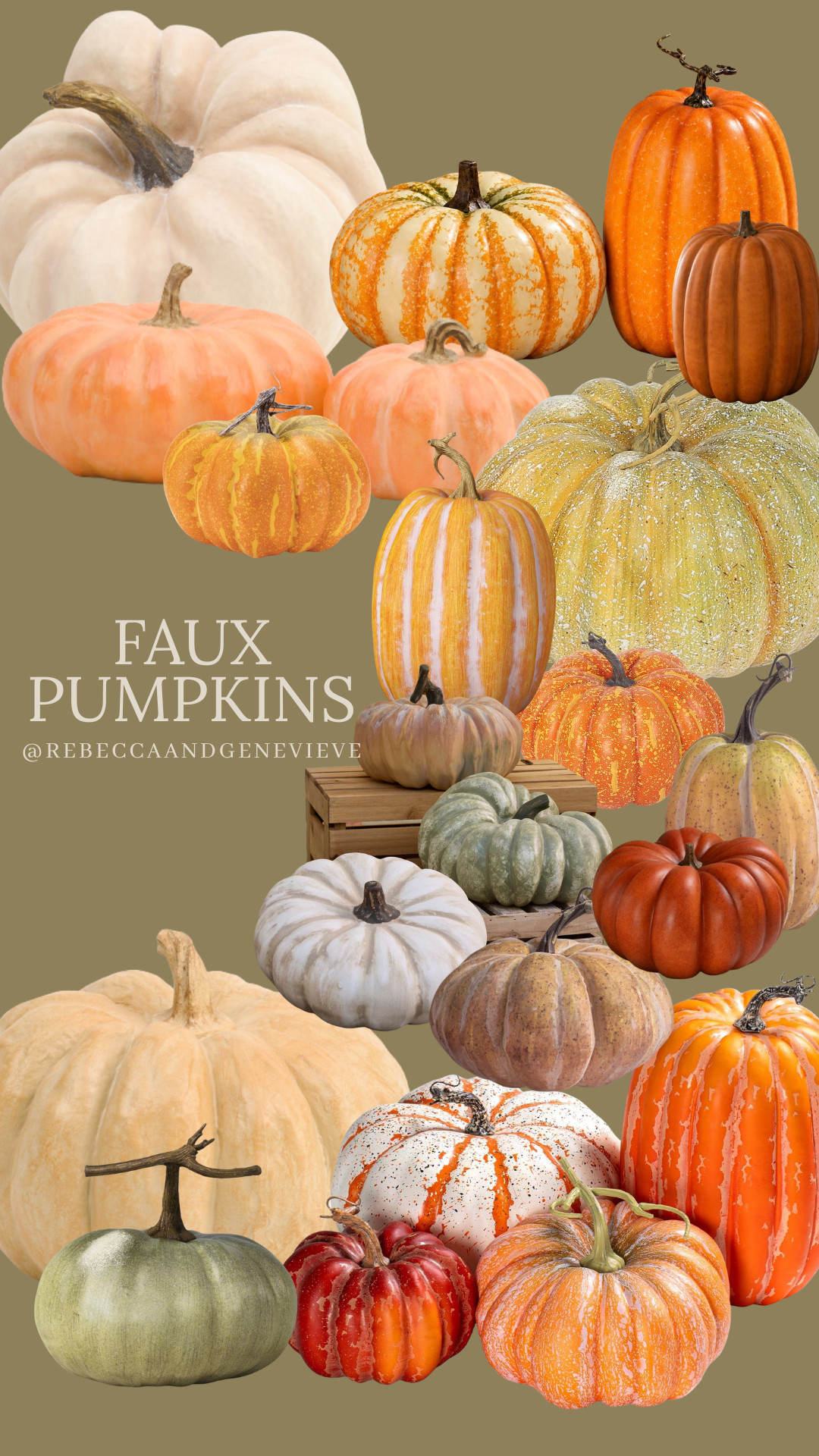 These faux pumpkins look so real 🎃 

 #LTKSeasonal #LTKHome