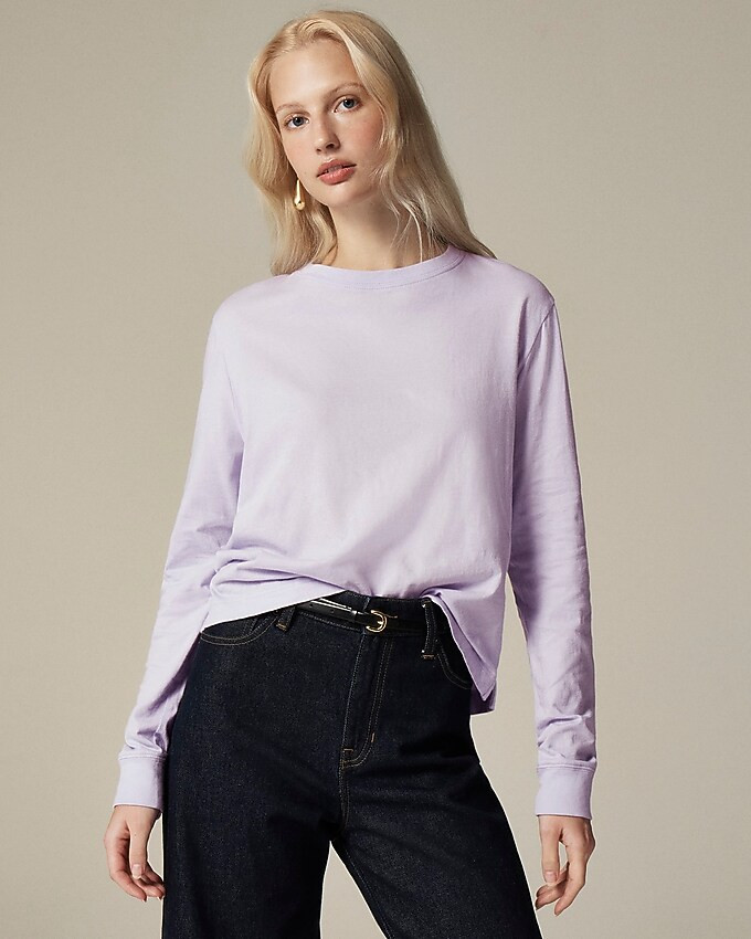 Vintage jersey long-sleeve T-shirt | J. Crew US