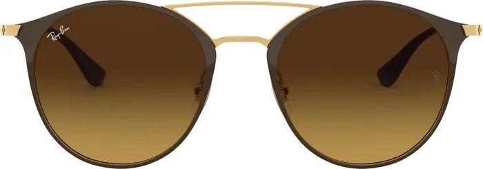 52mm Round Sunglasses | Nordstrom
