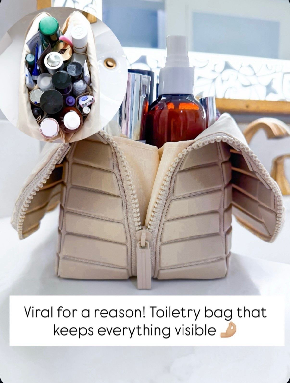 I LOVE my parallel toiletry bag! Keeps products visible for easy grab and go! Travel necessities. My travel just-haves. This is the large size. 


#LTKBeauty #LTKTravel #LTKPetite