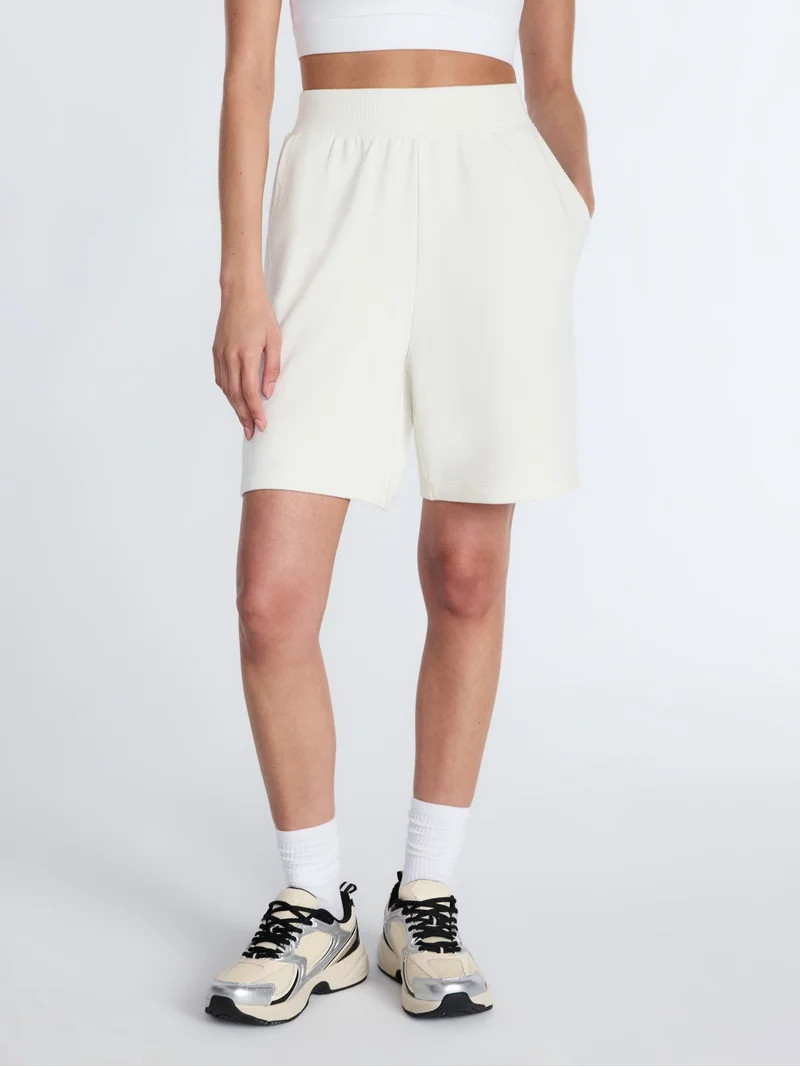 Athletic Works Women's and Women's Plus Bermuda Shorts, 7'' Inseam, Sizes XS-4X | Walmart (US)