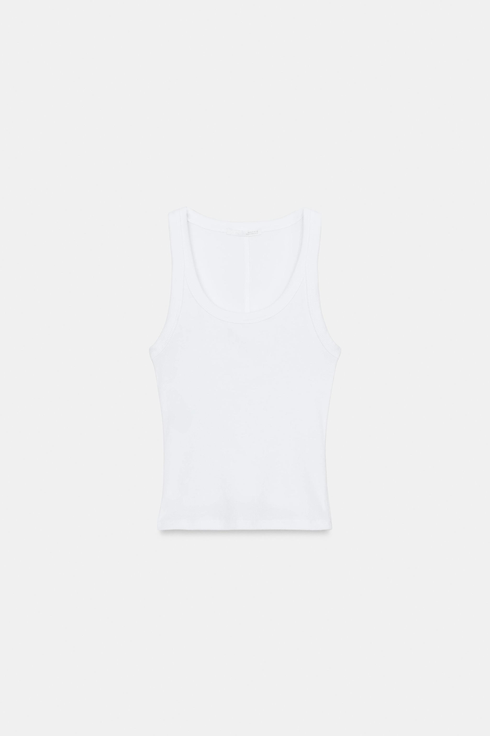 RIBBED SLEEVELESS TOP | Zara US