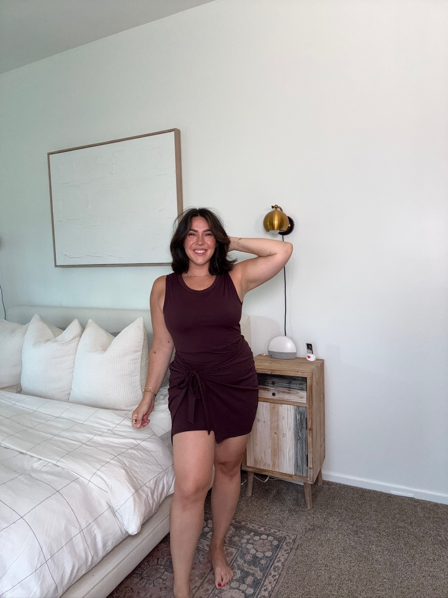 Amazon athletic tie dress! Super flattering in the waist, has shorts underneath! Top selling tennis dresses on Amazon! I’m wearing size L in all! Midsize summer outfits. 

Tennis dress, athletic outfit, Amazon fashion 

#LTKActive #LTKFindsUnder50 #LTKStyleTip