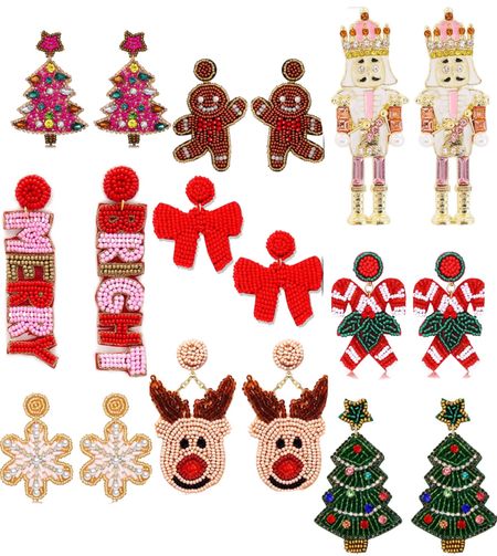 The cutest beaded Christmas earrings on Amazon!! 

#LTKSeasonal #LTKGiftGuide #LTKHoliday