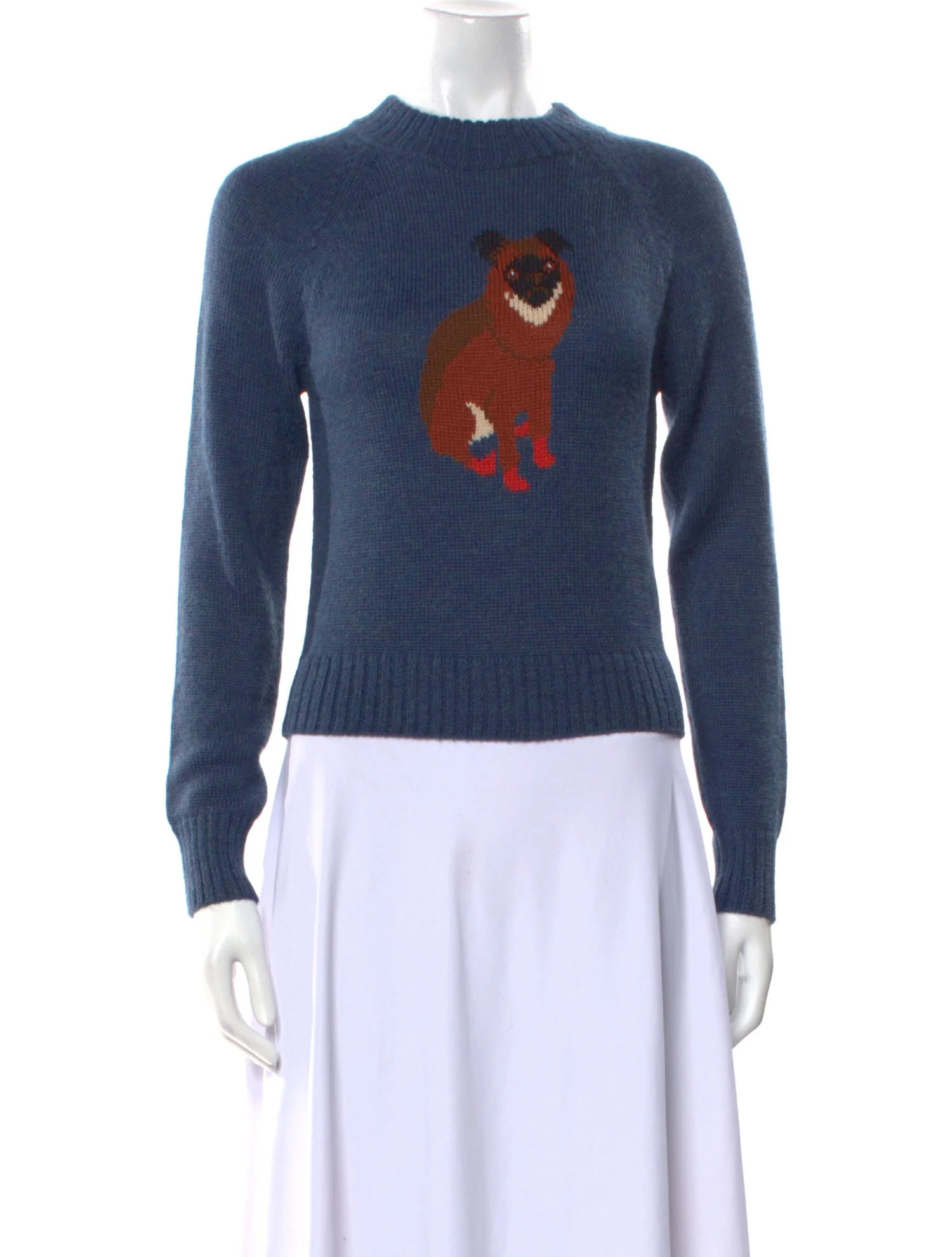 Alpaca Graphic Print Sweater | The RealReal