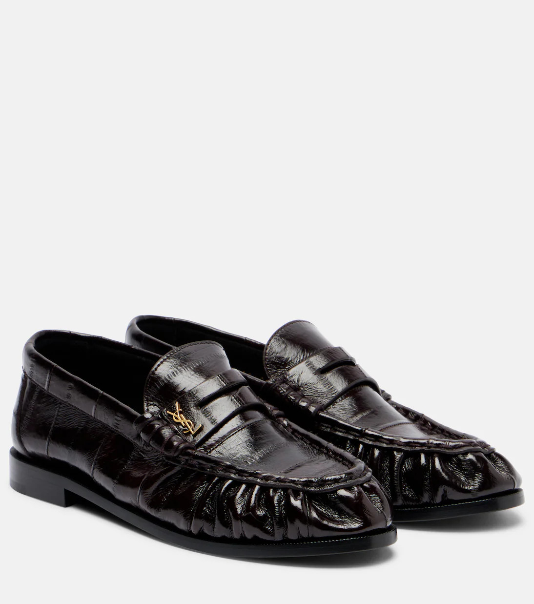 Patent leather penny loafers | Mytheresa (UK)
