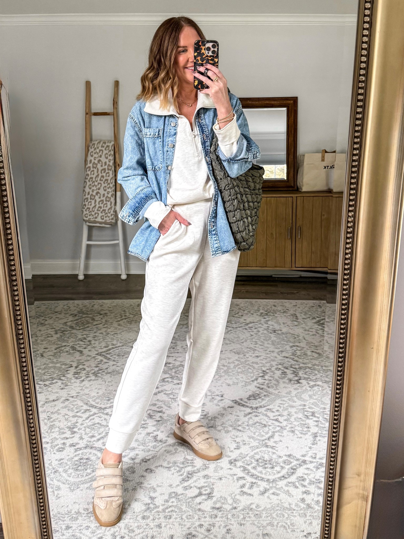 Luxe and $18? #walmartpartner These sets feel like they cost $150 but the pieces are under $20! The fabric has a cloud like softness and all the details feel and look so elevated. 
Type the word ME for 🔗s! Perfect for travel, errands, kid sports. Available in 4 beautiful fall colors. 

Travel outfit, errands outfit, school drop off outfit, mom ootd, mom style, matching set, comfy style, casual fall outfit idea, sports mom #walmartfashion @Walmart



#LTKSeasonal #LTKActive #LTKFindsUnder50