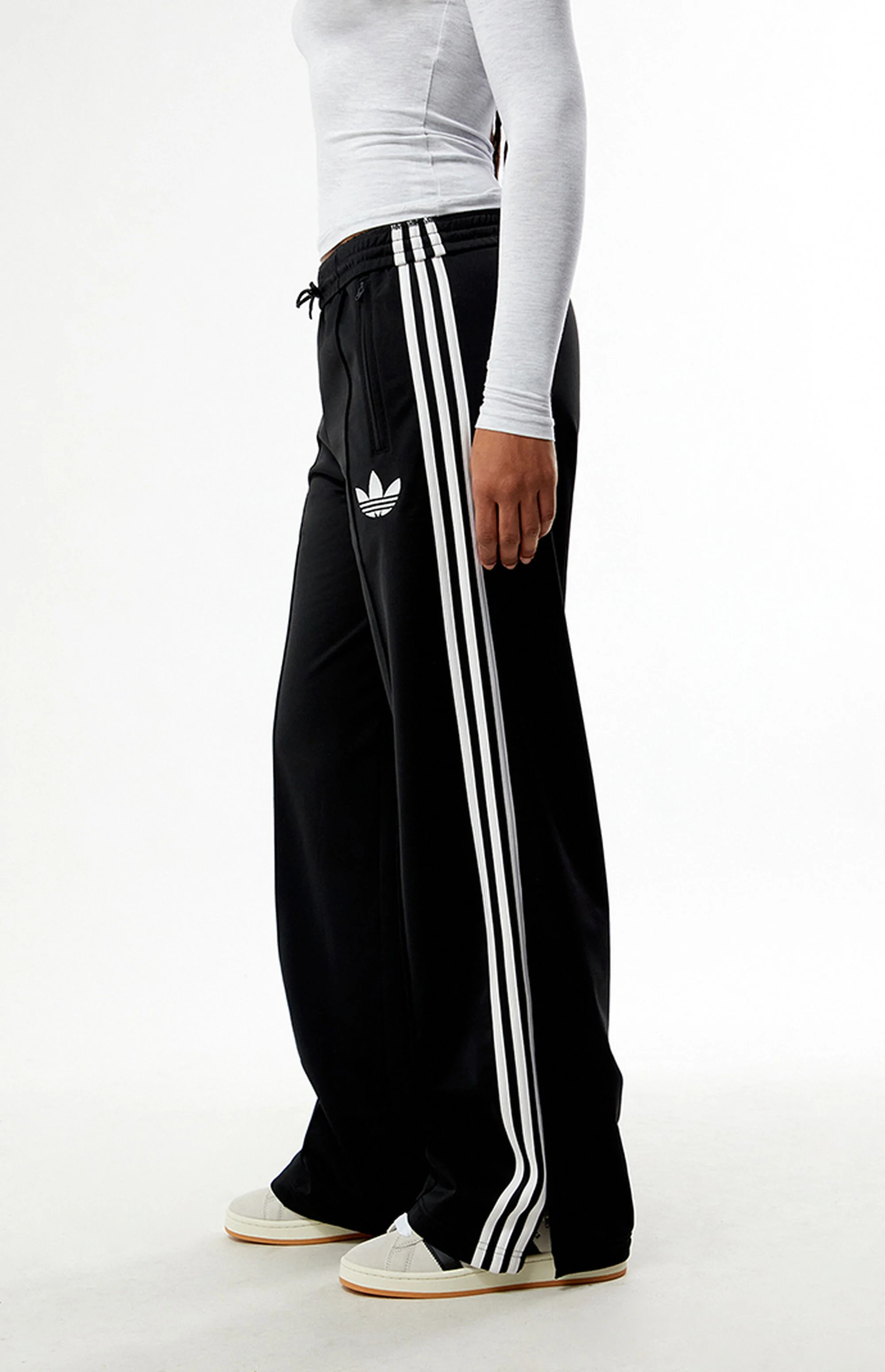 adidas Black Firebird Loose Track Pants | PacSun