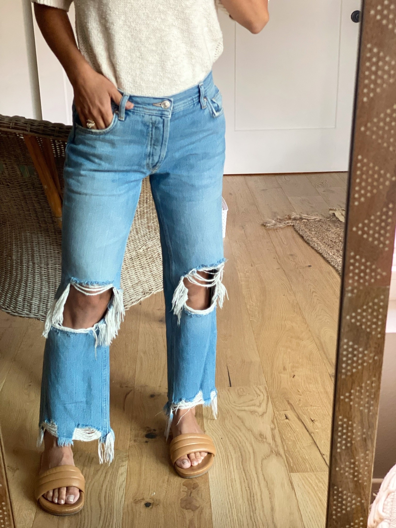 My most worn denim 👖💘
& they come in so many colors! 

#LTKSeasonal #LTKunder100 #LTKstyletip