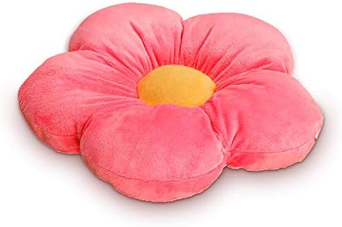 Amazon.com: Butterfly Craze Pink Flower Floor Pillow Seating Cushion - Cute Room Decor for Girls,... | Amazon (US)