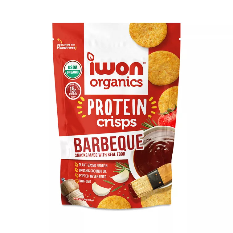 IWON Organics, Organic Protein Crisps, Barbeque | Thrive Market