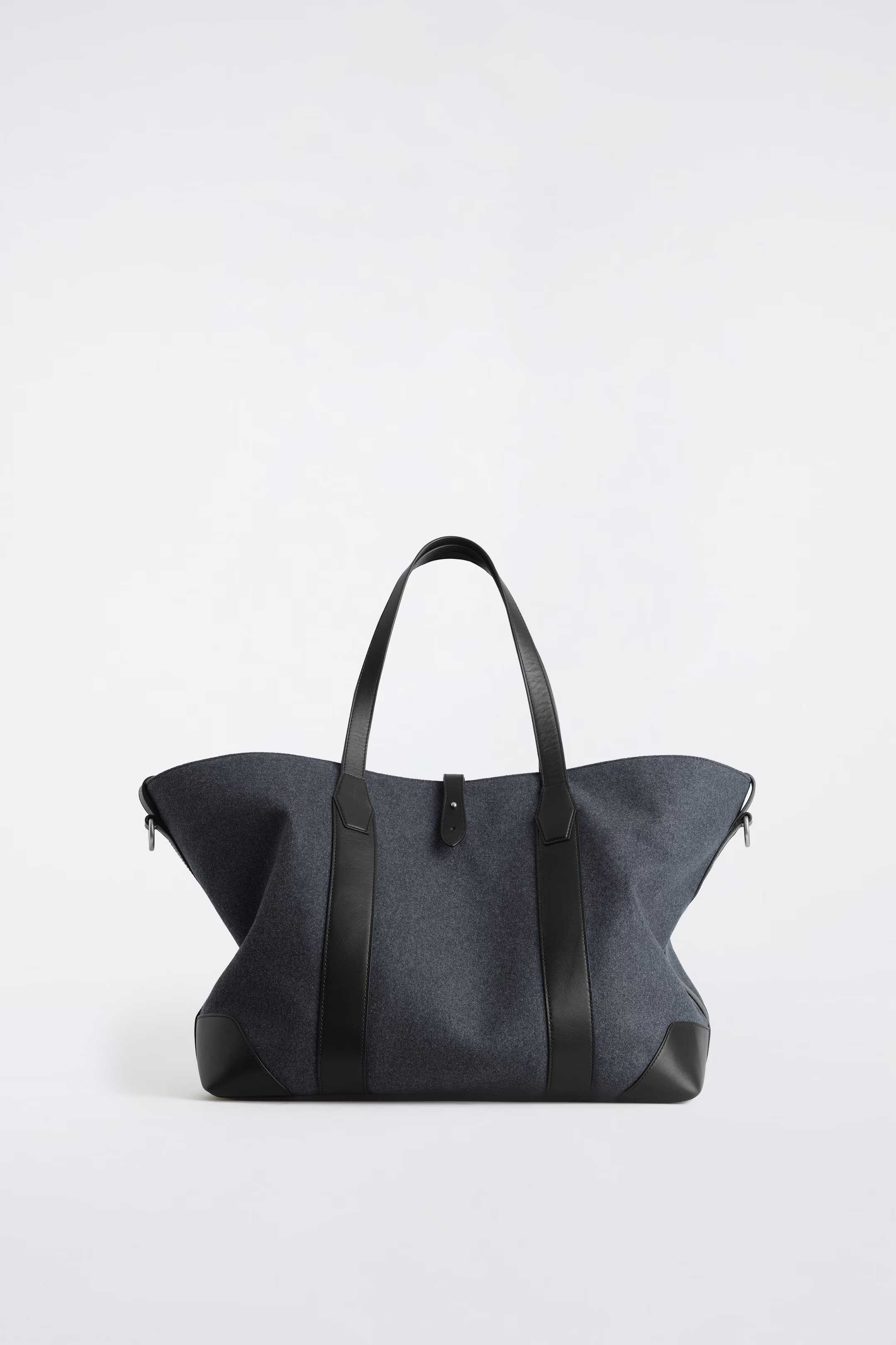WEEKENDER TOTE BAG - WOOL - GRAY | COS US | COS (US)