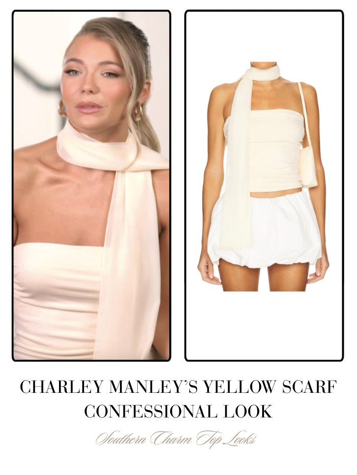 Charley Manley's Yellow Scarf Confessional Look 

 