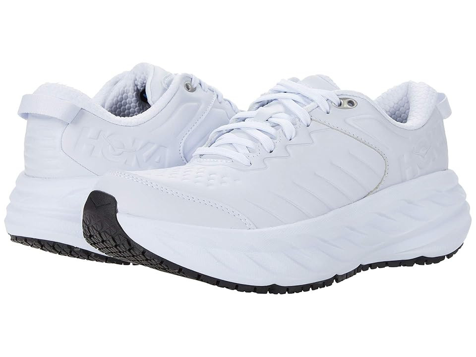 Hoka Bondi SR (White) Women's Shoes | Zappos