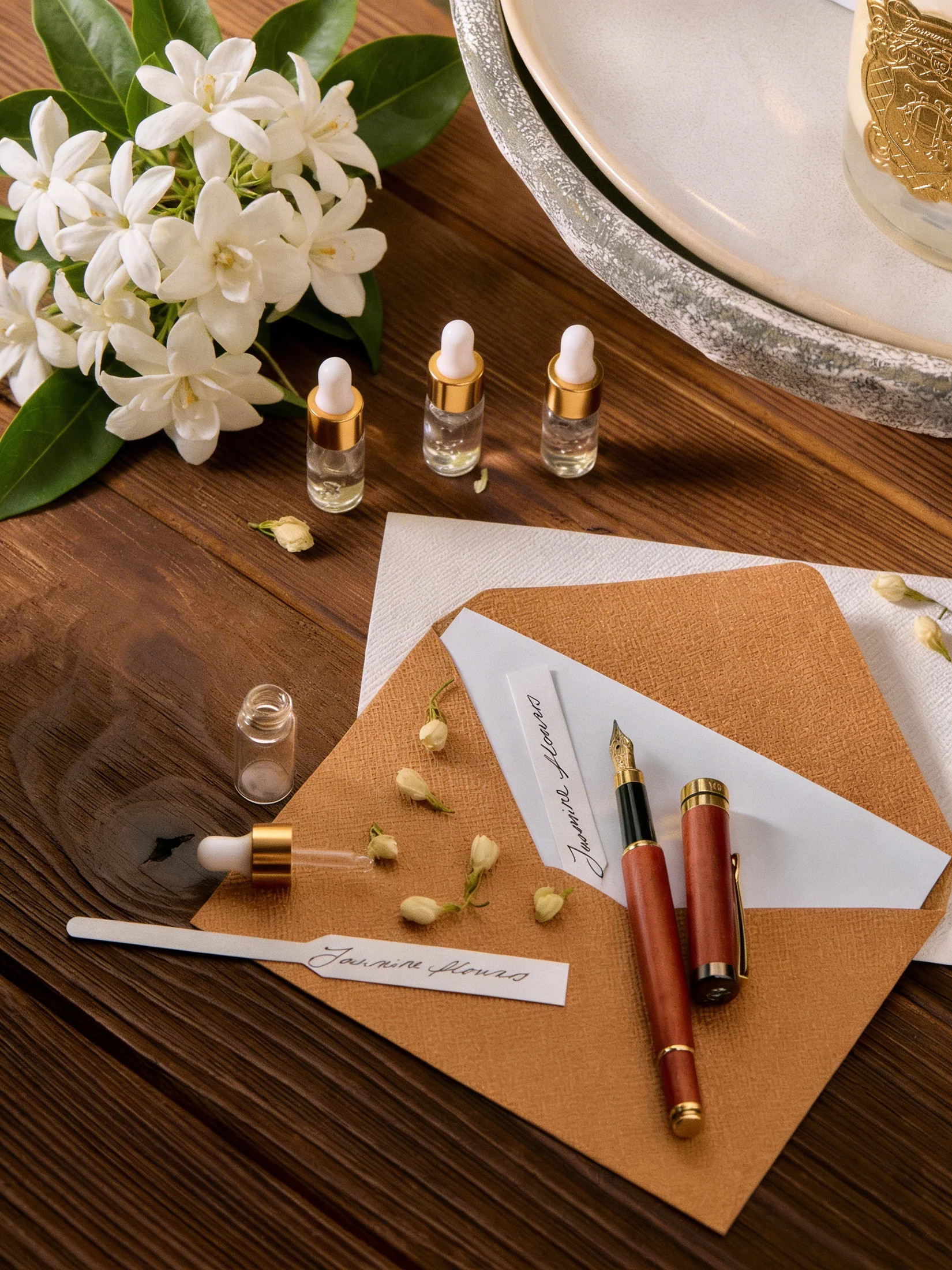 Single Wick Candle (Jasmine Flowers) | Holland Cooper