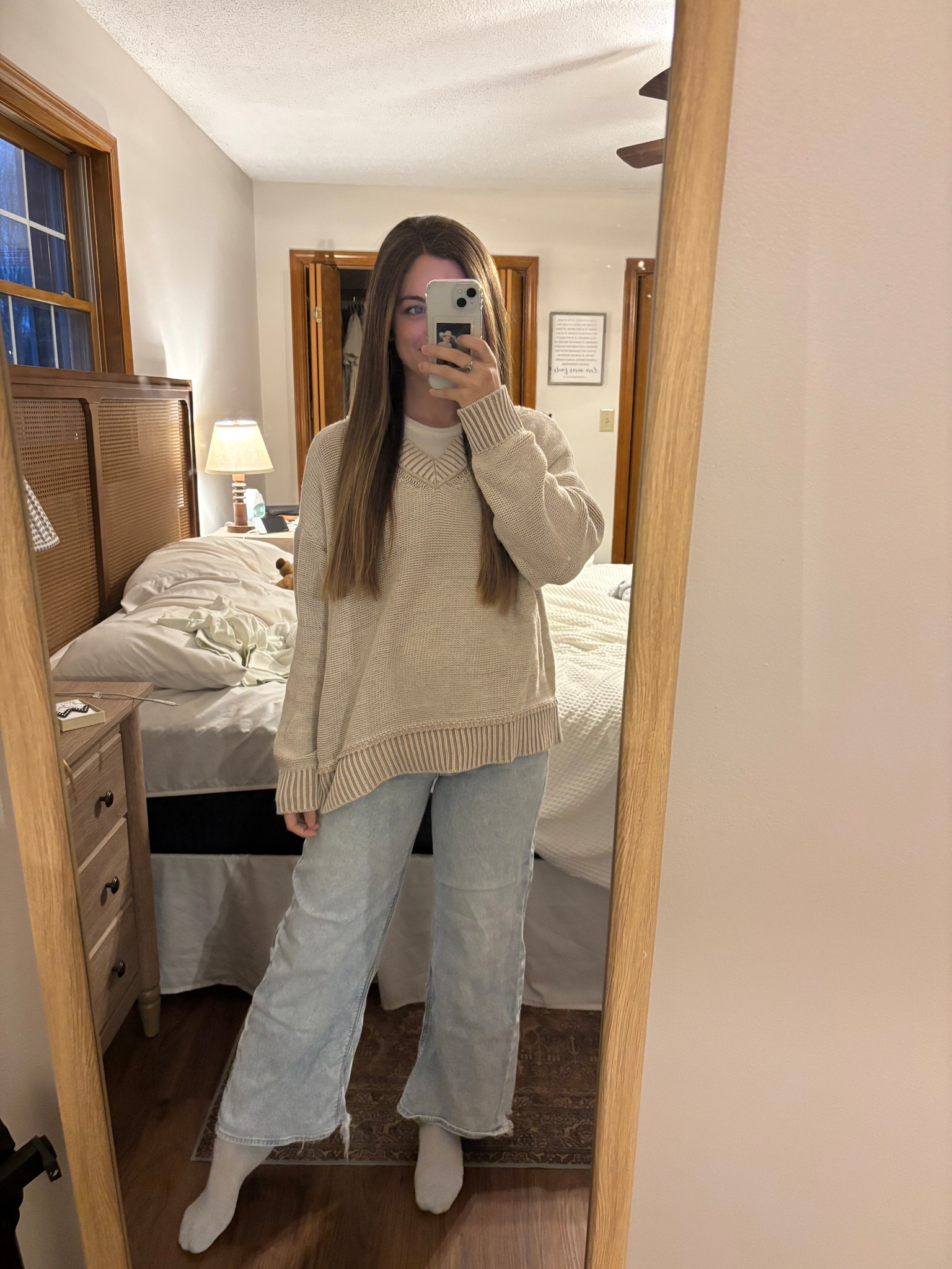 Kids napped in our bed because of us doing laundry so ignore the mess hahah outfit for dinner and Christmas lights

#LTKHoliday #LTKdayinmylife #LTKGiftGuide