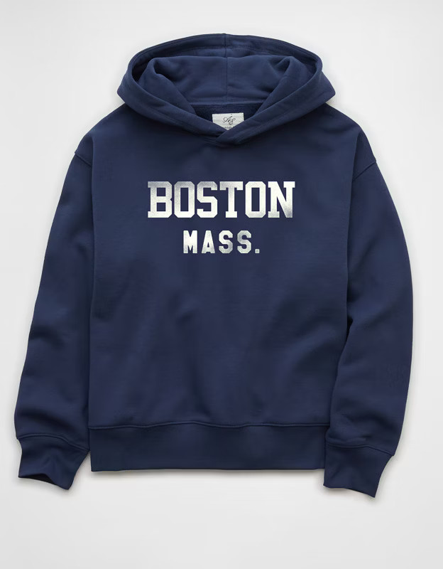 AE Everyday Luxe Graphic Hoodie | American Eagle Outfitters (US & CA)