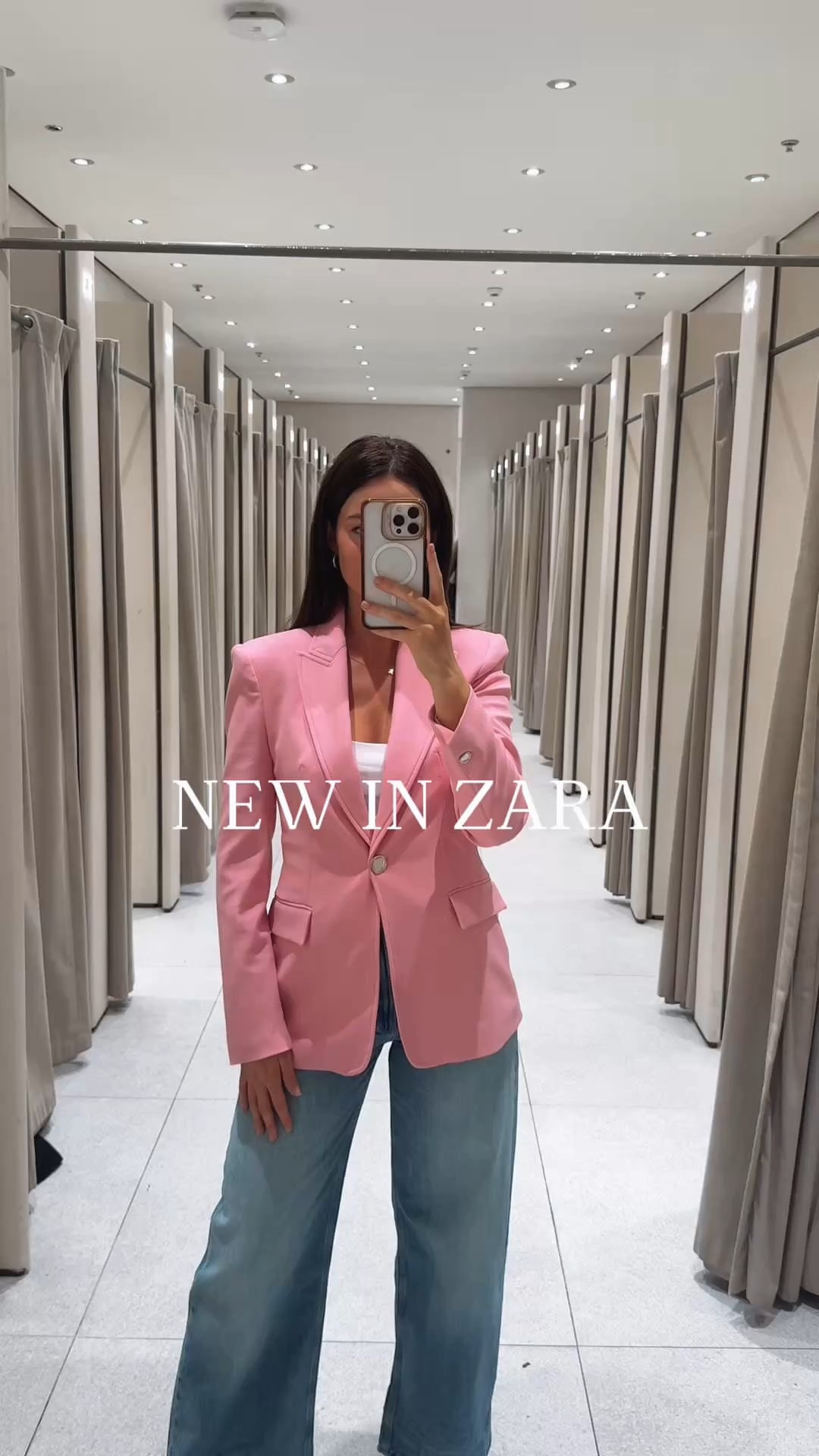 New in Zara! Wearing size XS / Small in everything and I’m 5’6 for reference! All codes below ❤️

1. Pink blazer & jeans 2253/599/620 and 5252/226/423
2. Black dress 2175/536/800
3. Ecru Jumper & cream jeans  2756/019/712 and 8246/053/712 
4. Blue jumper 4192/012/400
5. Black blazer 3736/045/800 & culottes and 2333/570/800
6. Brown waistcoat 8372/046/700 and skort 1971/240/700
7. Puff sleeve top 2280/844/800
8. White trouser & top 2216/591/250
