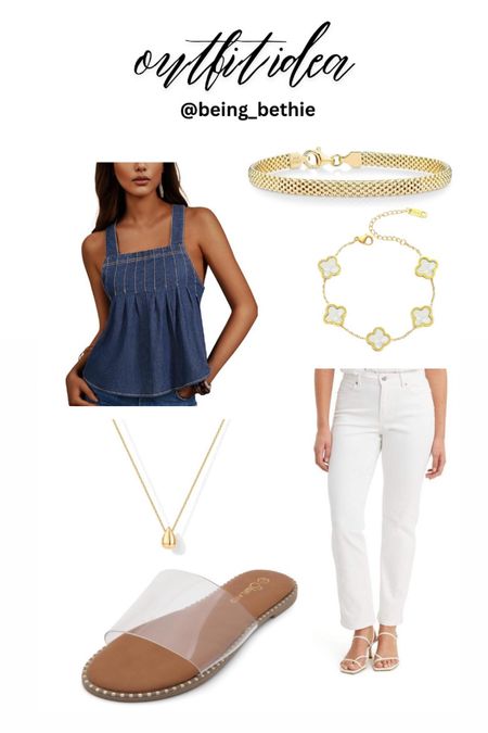 Outfit idea 
Casual outfit 
White jeans 
Amazon 

#LTKSaleAlert #LTKFindsUnder50 #LTKStyleTip