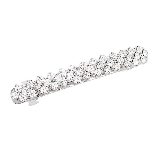 Rosemarie Collections Women's Vintage Style Crystal Hair Clip | Amazon (US)